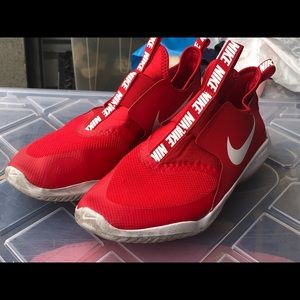 Nike Grade School Boys Red Flex Runner Running Shoes Size 6Y
